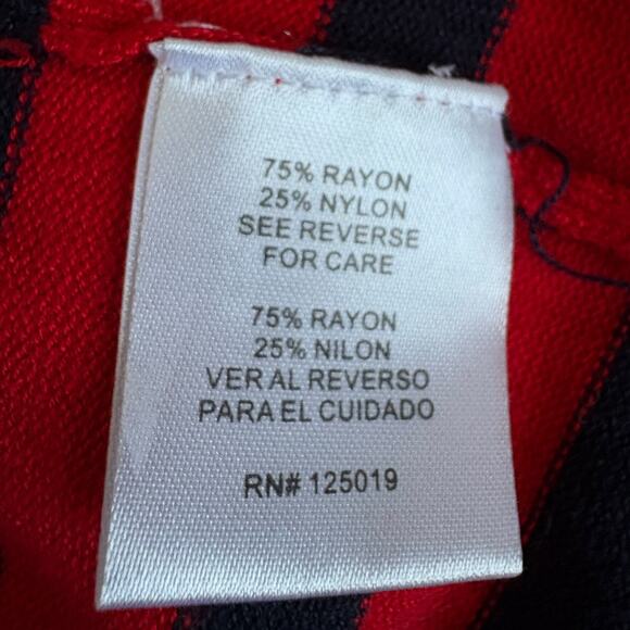 Joseph A.Nautical Soft Bell Sleeves Knit Stripe Sweater 3XL NWT Navy Sailor Boat - Picture 5 of 7